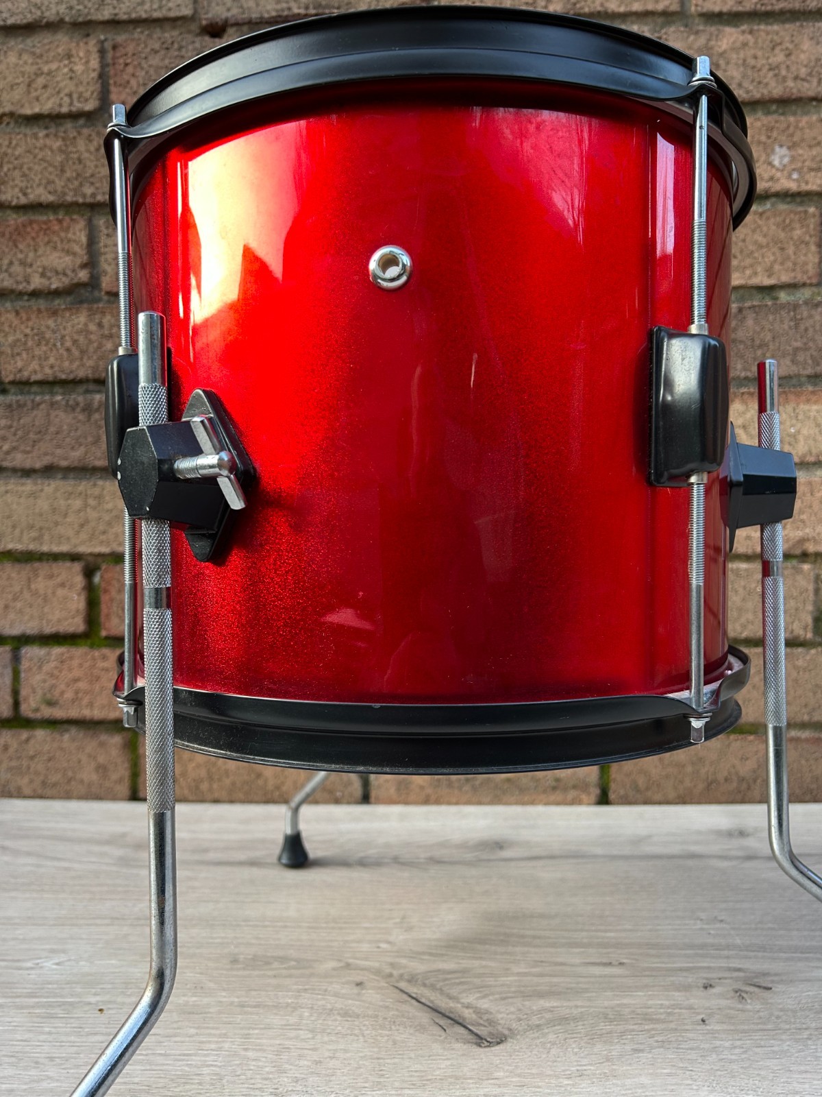 STAGG 12''x 10'' Floor Tom with Legs -Red - for Junior drum kit photo 5