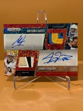2025 Prizm FOTL Red Shimmer Dual Patch Auto Antonio Gates - Jimmy Graham /35
