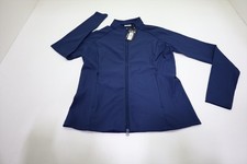 FootJoy Golf Rib Full Zip Jacket Womens Size Small Navy 984o New 01311294