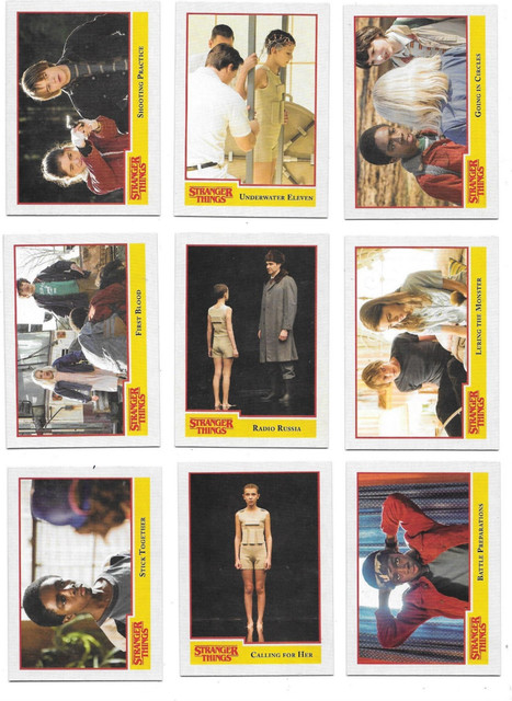 2018 Topps Netflix Stranger Things Cards - YOU PICK FROM LIST COMPLETE YOUR SET