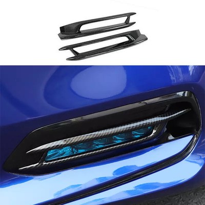 For 2018-2020 Honda Accord ABS Carbon Fiber Style Car Front Fog Light Cover Trim