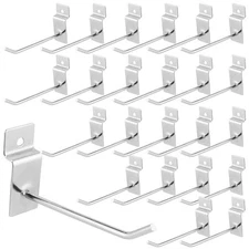 200 Pack 4 Inch Metal Slatwall Hooks Hangers, Heavy Duty Slatwall Hooks, Slat...