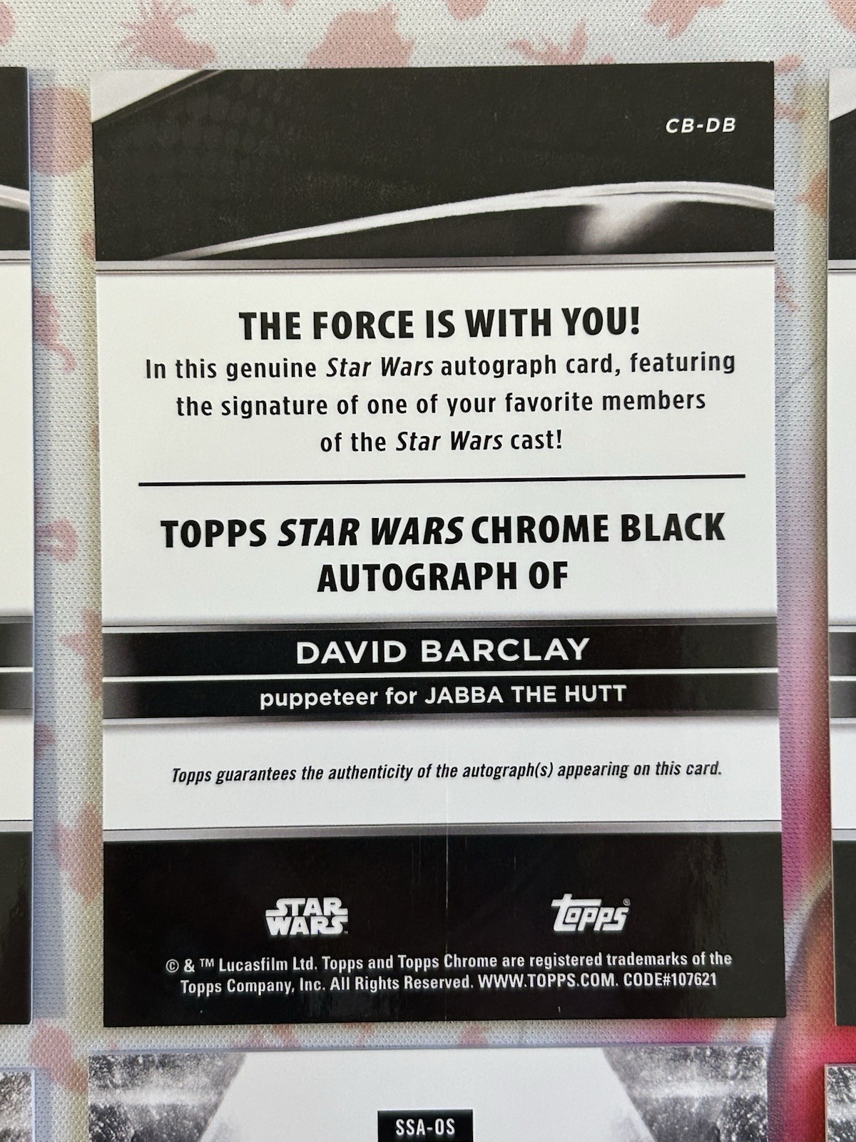 Topps Chrome Black Finest Star Wars Auto Lot of 9 Cards Shaak Ti Jabba Ackbar 🔥 view 12