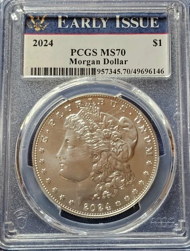 2024 $1 Morgan Silver Dollar PCGS MS70 Early Issue