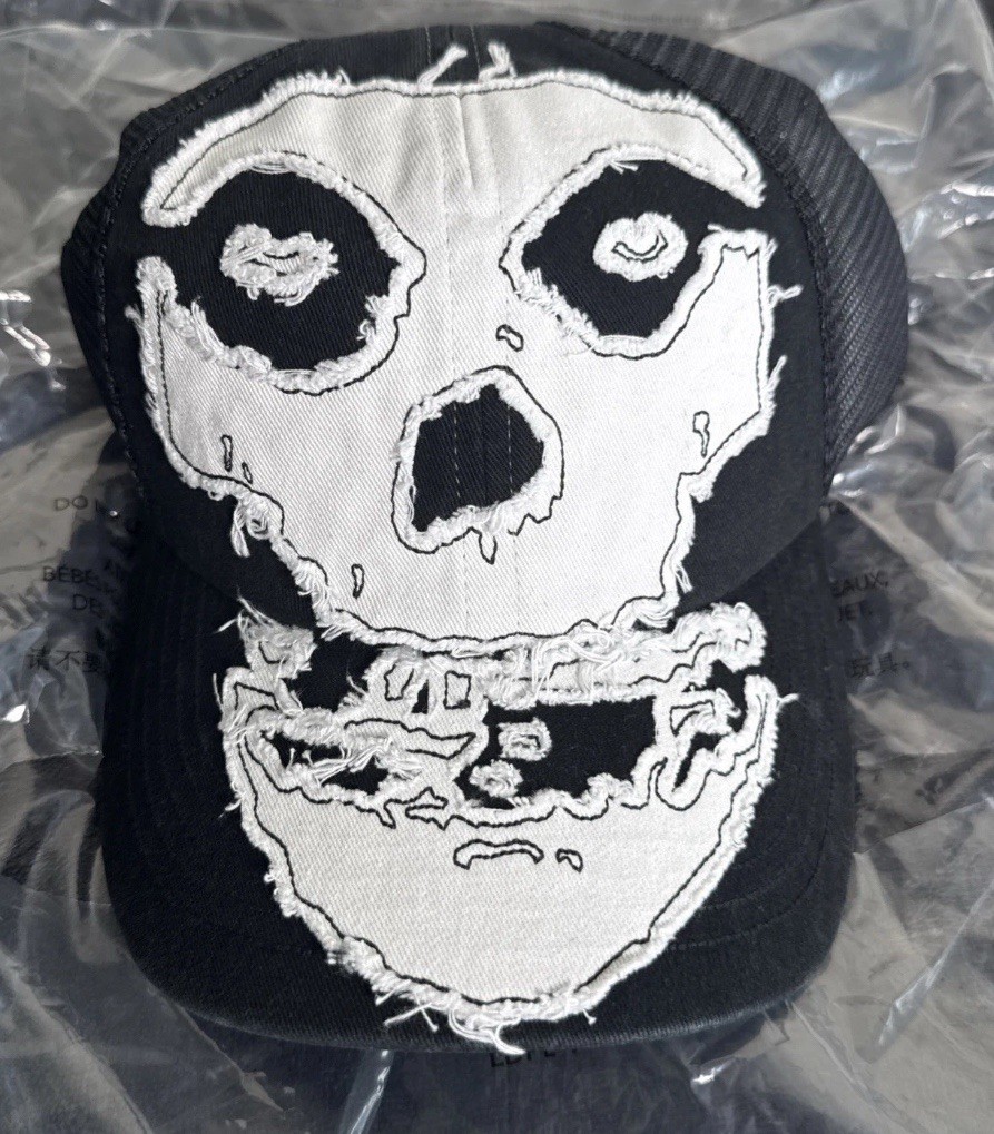 Supreme SS26 The Misfits 6 Panel Mesh Back Hat Cap Twill Black New