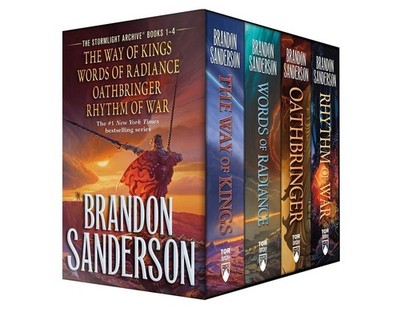 Stormlight Archives HC Box Set 1-4: The Way of Kings, Words of Radiance,...