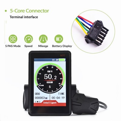 UART2 Multi Function M7T Bike Computer with Support Waterproof Speed LCD Screen