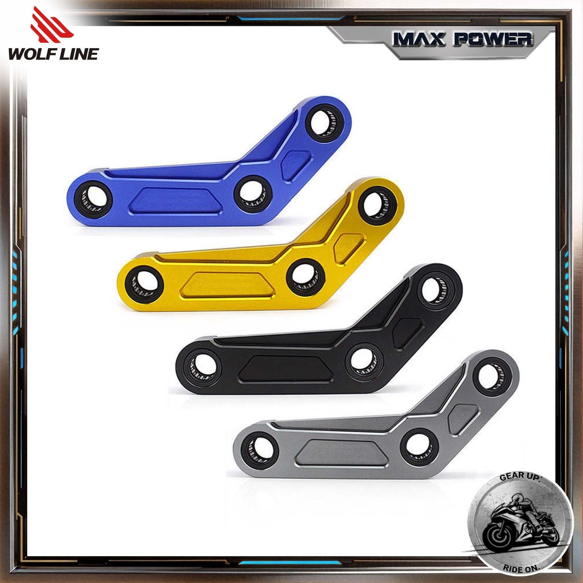 WOLFLINE 30mm Linkage Lowering Link Kit For Yamaha MT-07 FZ-07