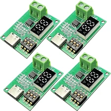 4Pcs Type-C QC AFC PD2.0 PD3.0 to DC Fast Charge Decoy Trigger Polling Detector