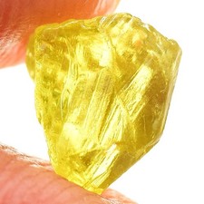VS CLEAN 2.20ct NATURAL100% UNHEATED YELLOW MALI GARNET ROUGH NR!