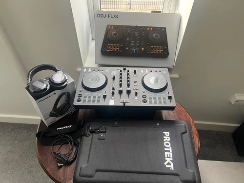 Pioneer dj ddj-flx4, Pioneer Dj HDJ-CUE1 (Headphones), PROTEKT (Case)
