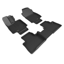 3D MAXPIDER KAGU BLACK 1ST ROW 2ND ROW FLOOR MAT FOR LEXUS NX 22-25