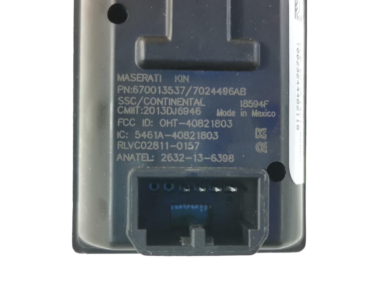 Maserati Ghibli 3.0 2015  Engine Start Stop Control Switch 670013537 OEM