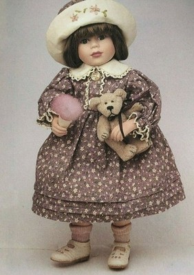 BOYDS PORCELAIN DOLL - 12''YESTERDAY'S CHILD COLLECTION - ERICA & FERRIS