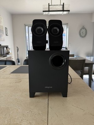 Creative Labs A220 Multimedia PC Speakers And Subwoofer Auxiliary