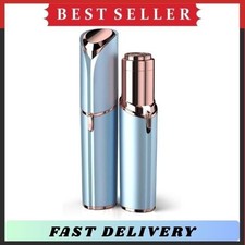 Facial Hair Remover Women Electric Face Shaver Painless Peach Fuzz Light Blue