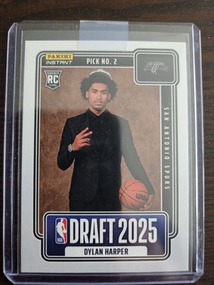 Dylan Harper 2025-26 Panini Instant #2 NBA Draft Night Rookie Card RC QTY
