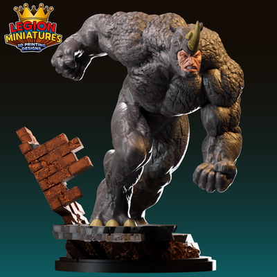 #ad Rhino Resin Sculpture Bust Statue Model Kit Unpainted Unassembled $137.45