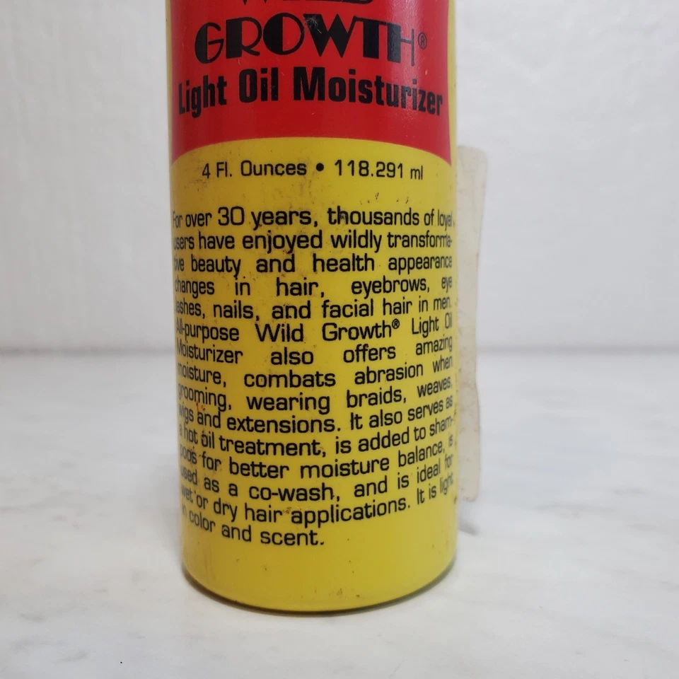 WILD GROWTH HAIR LIGHT OIL MOISTURIZER 4 fl. oz.  - Image 3 of 4
