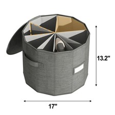 Placard Bo?te de Rangement Organisateur de Chaussures Pliable Design Cylindriqu