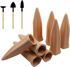 "Plant Self Watering Spikes 8pc Terracotta Automatic Indoor Outdoor "
