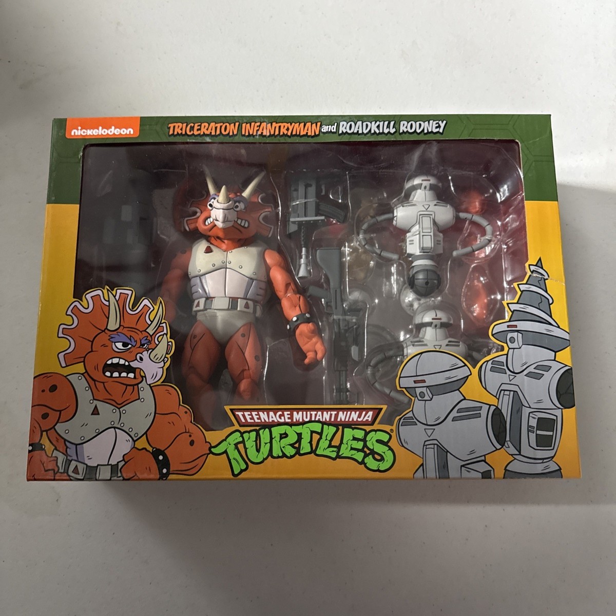 ネカ　ミュータントタートルズ トリケラトン・インファントリーマン ロードキル NECA Teenage Mutant Ninja Turtles 3 Pack Triceraton Infantryman