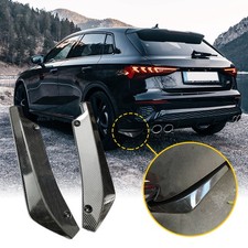 Universal Carbon Fiber Car Rear Bumper Lip Diffuser Splitter Canard Protector