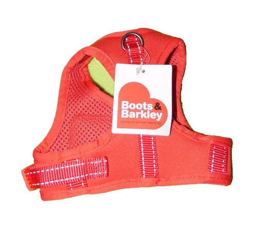 NEW Boots & Barkley XS Walking Harness Red Mesh Comfort Cat Dog Puppy Pet