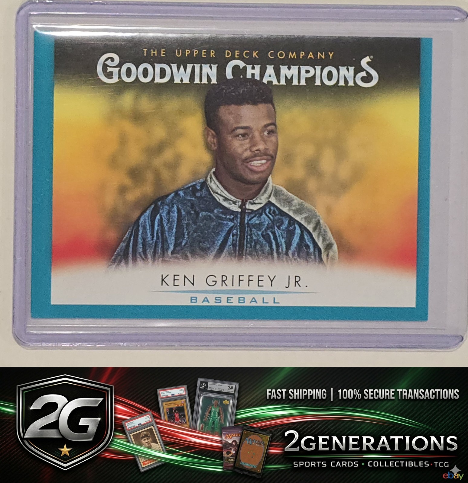 2021 Upper Deck Goodwin Champions #71 Ken Griffey Jr. Turquoise