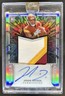 2022 Panini One Jahan Dotson RC Auto Rookie Fractal Patch #/50 Commanders