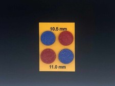 2 sets of Kitchen sink tap indices, Red & Blue caps (cover/plug) 10.5 & 11mm dia