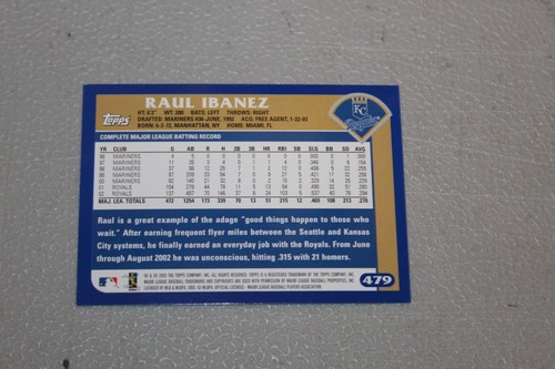 2003 TOPPS BASEBALL CARDS Complete Finish Fill Your List Set U-Pick #251-500 - Picture 458 of 500