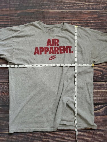 NIKE Men’s Regular Fit Size XL Gray W/Red “Air Apparent” - Picture 5 of 7