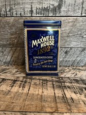 Maxwell House Tin Container 1892 Slow Roasted Coffee 100 Year Anniversary