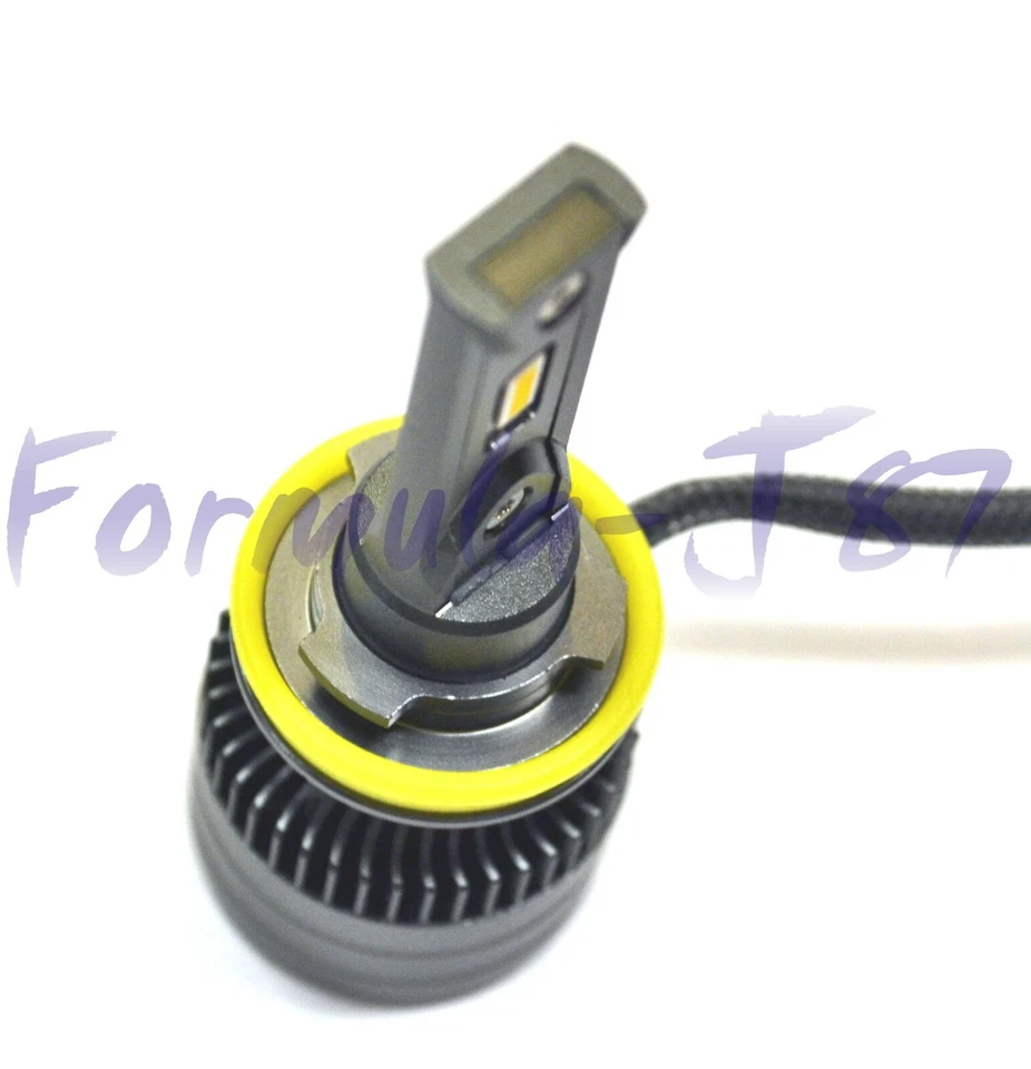 LED Kit G8 100W H9 10000K Blue Two Bulbs Head Light High Beam Replacement Lamp - Image 3 of 4