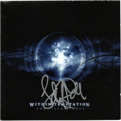 WITHIN TEMPTATION Silent Force, SHARON DEN ADEL Paradise Resist Autograph SIGNED