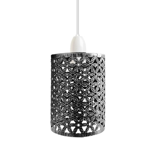 Metal Cylinder Easy Fit Lampshade Ceiling Pendant Light Shade Wire Cage Lighting - Picture 133 of 150