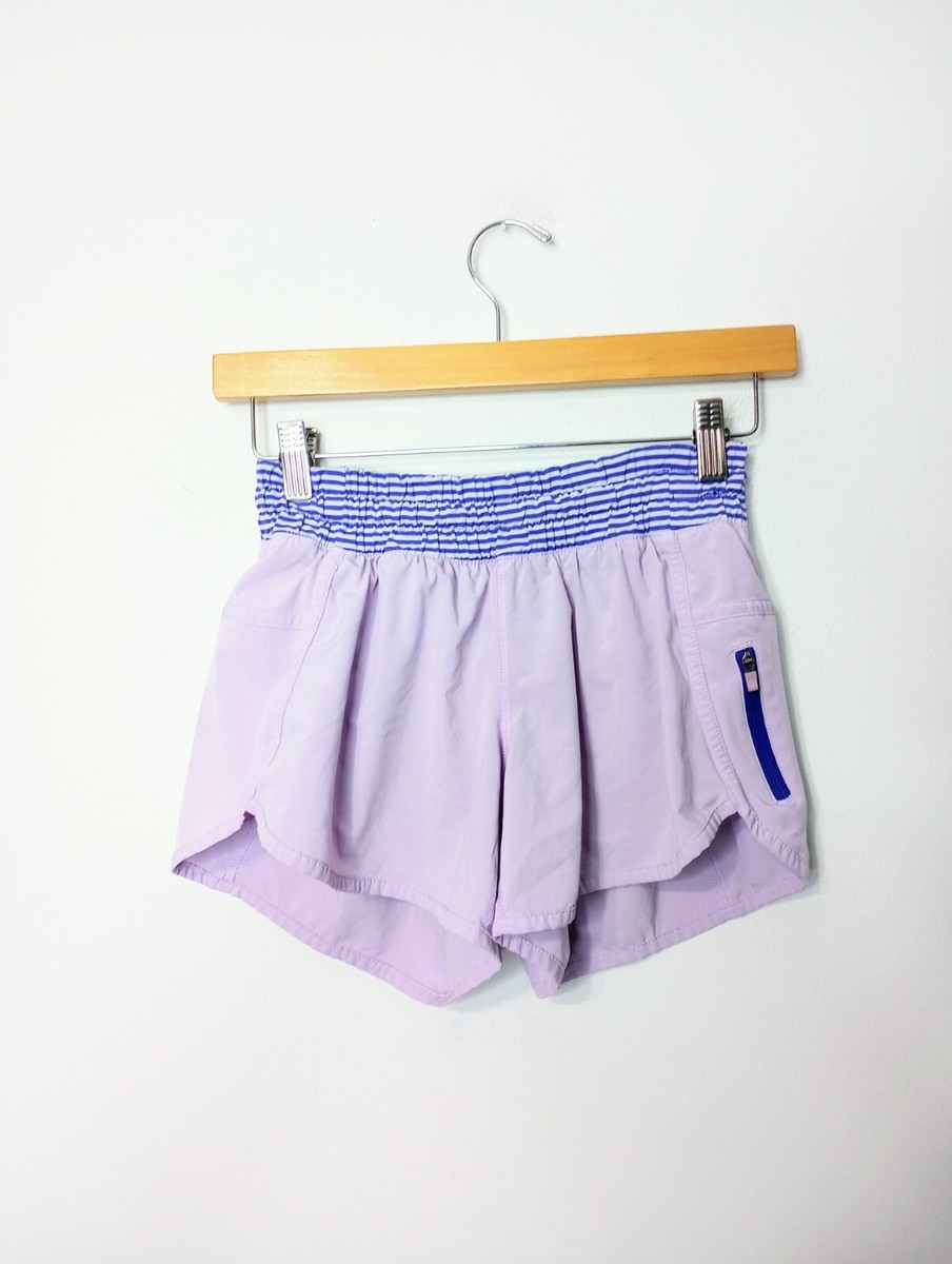 Lululemon Tracker Short III 4-way Stretch Pretty Purple / Classic Stripe 4