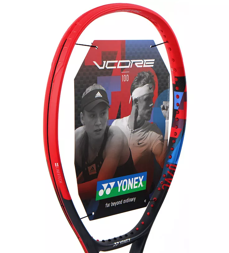 Yonex 2023 VCORE100 Tennis Racquet Racket Red 100sq 300g G2 4 1/4 16x19 Unstrung