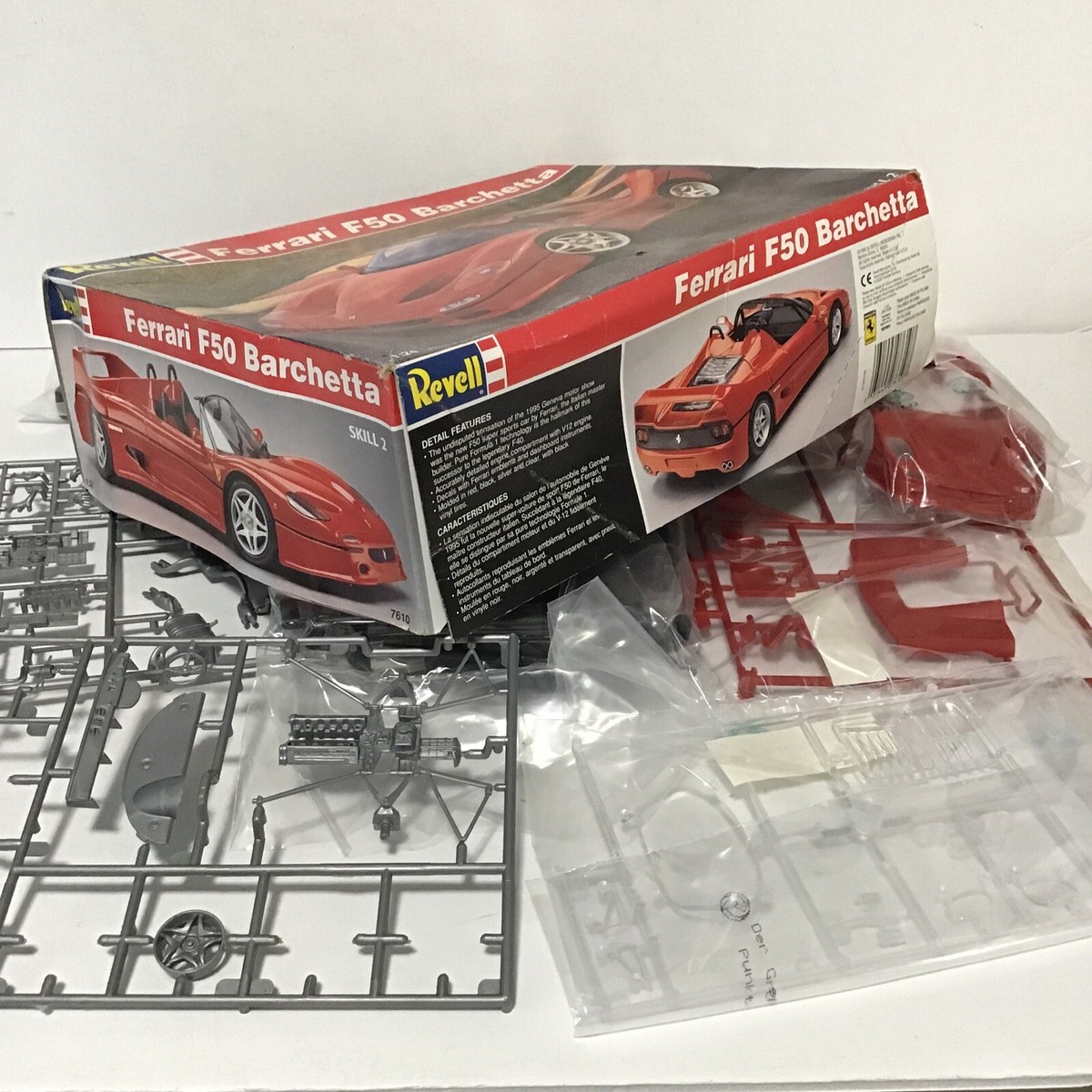 Revell/Monogram, , Ferrari F-50 Barchetta, Parts Model