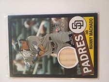 2020 Topps #85R-MM Manny Machado 1985 Topps Baseball Relics Blk #/199