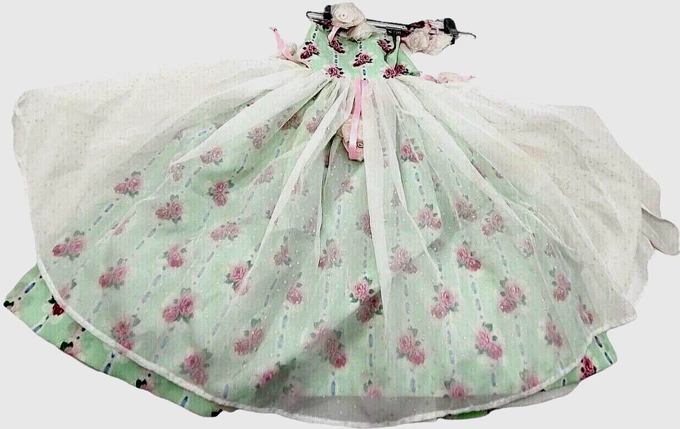 Daisy королевство принцесса юбки цветок 3 слоя платье девочек размер 4 трудно найти винтажный - Изображение 2 из 4