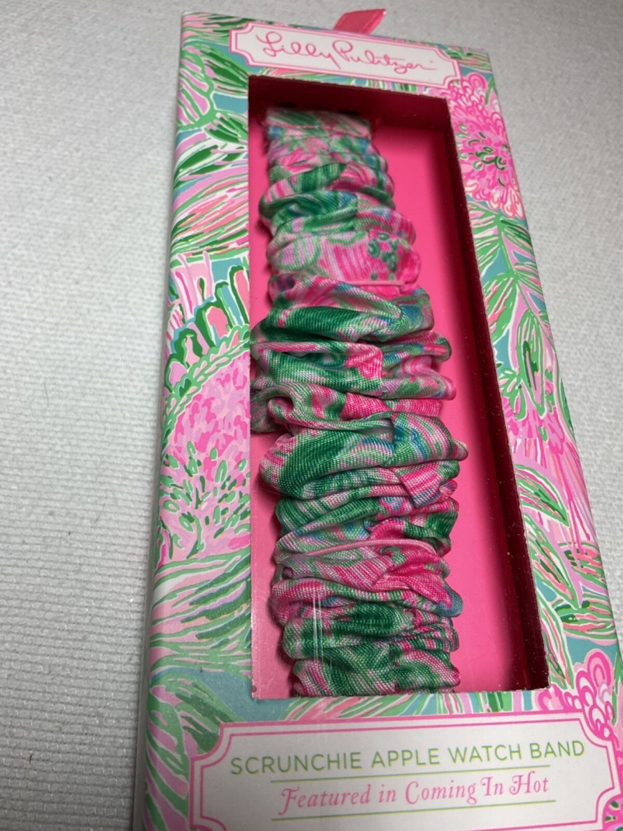 Lilly Pulitzer Scrunchie Apple Watch Band Fits 38, 40mm nib