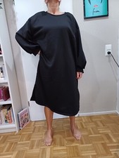 Damen Sweatshirt lang  Gr.4XL 52 54  schwarz ...