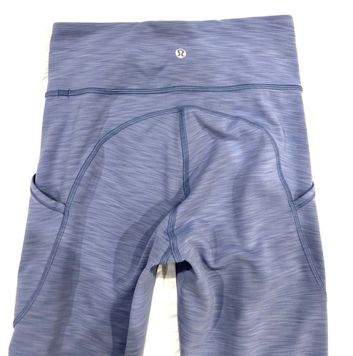 Lululemon Invigorate High-Rise Crop- 23"- 33" long- lavender/grayish blue-sz 2 - Picture 7 of 21