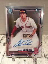 2021 Bowman Chrome 1st Blaze Jordan Base Auto Red Sox HOT ROOKIE RC Autograph C1