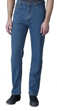 Image of Rockford Comfort Fit Stretch Jeans (Carlos) in Stonewash,Waist 30-60", L30/32/34