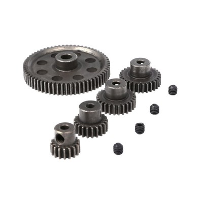 17-64T Metal Spur Differential Gear Motor Pinion Cogs Set for HSP 1/10 RC Cars b