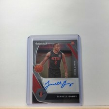 2021 Panini Prizm Draft Picks Terrell Gomez base AUTO RC # DP-TGO