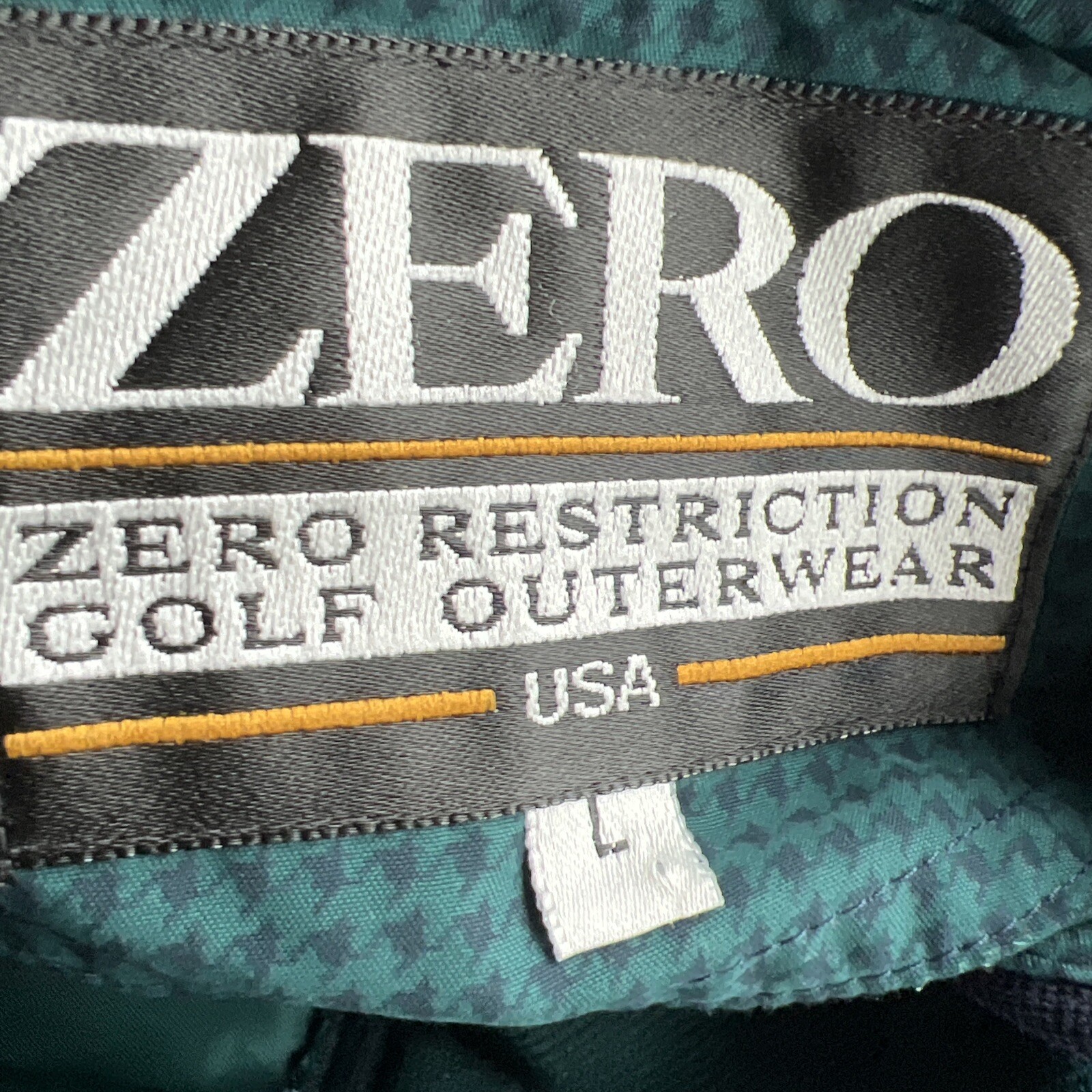 Zero Restriction Fallweight Golf Jacket Men’s L G… - image 9